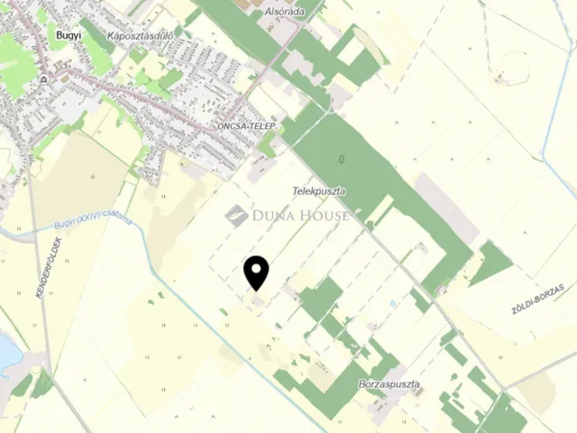 Eladó telek Bugyi 5755 nm