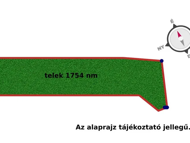 Eladó telek Maglód 1754 nm