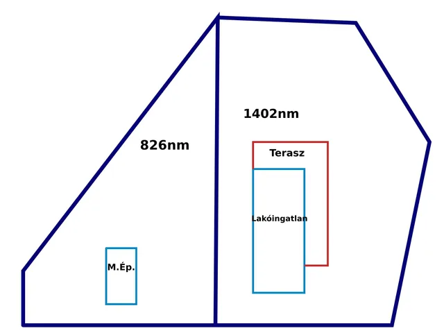 Eladó telek Délegyháza 826 nm