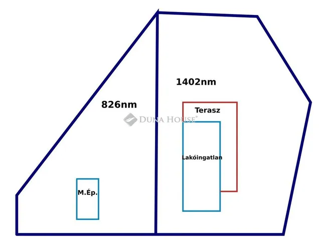 Eladó telek Délegyháza 826 nm