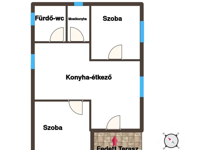 Eladó ház Örkény 56 nm