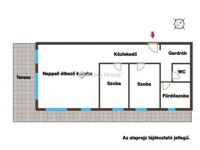 Kiadó lakás Újhartyán 73 nm