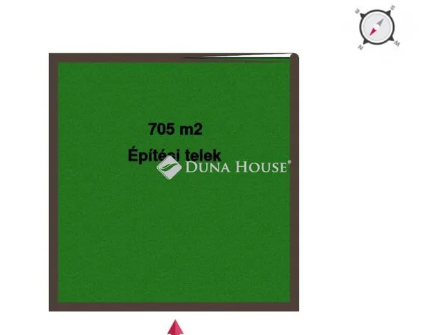 Eladó telek Dabas 705 nm