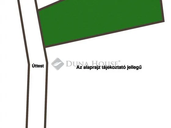 Eladó telek Dabas 1644 nm