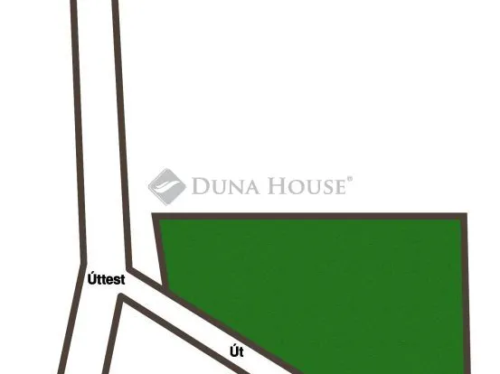 Eladó telek Dabas 1100 nm