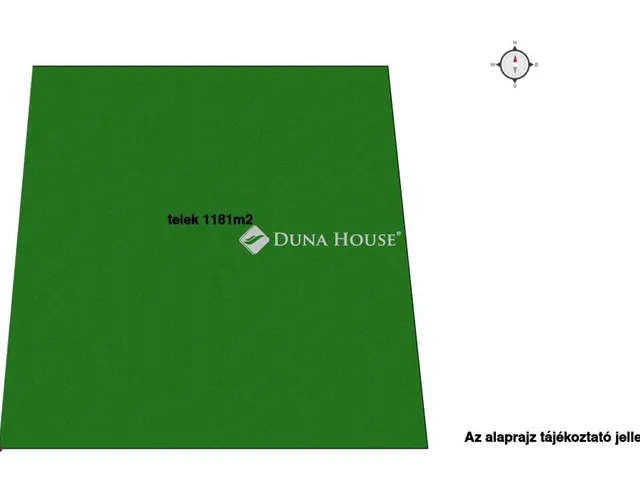 Eladó telek Zamárdi 1182 nm