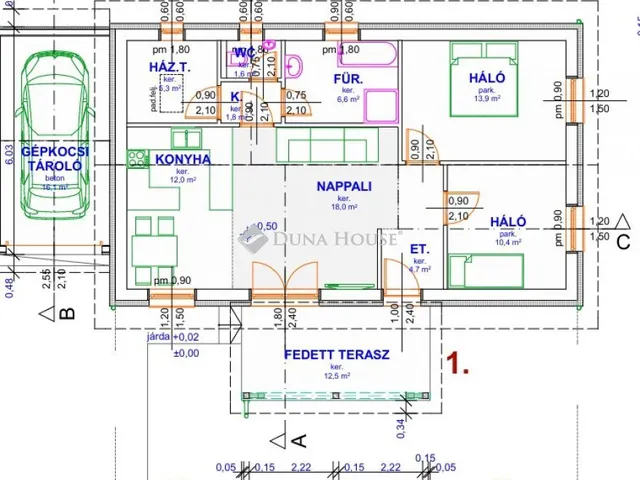 Eladó ház Vasad 74 nm