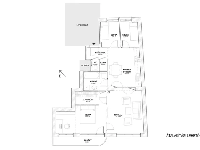 Eladó lakás Budapest II. kerület 84 nm