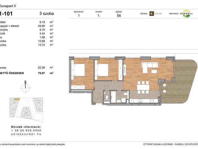 Eladó lakás Budapest XI. kerület 79 nm