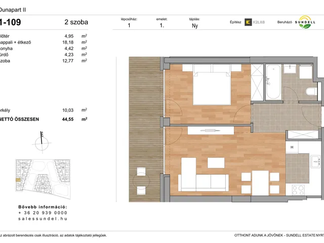 Eladó lakás Budapest XI. kerület 44 nm