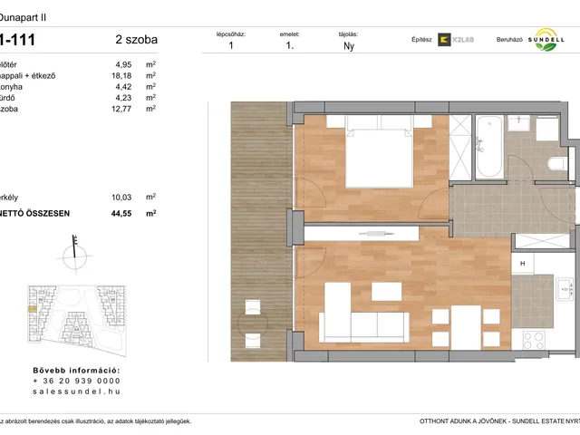 Eladó lakás Budapest XI. kerület 44 nm