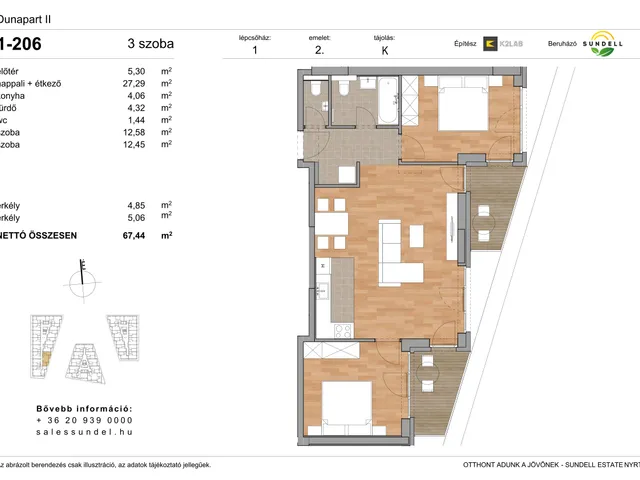 Eladó lakás Budapest XI. kerület 67 nm
