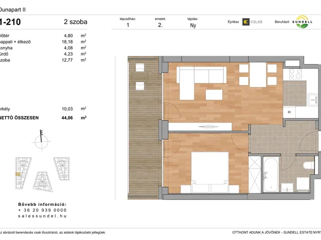 Eladó lakás Budapest XI. kerület 44 nm