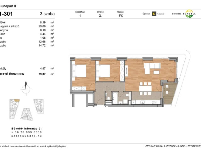 Eladó lakás Budapest XI. kerület 79 nm