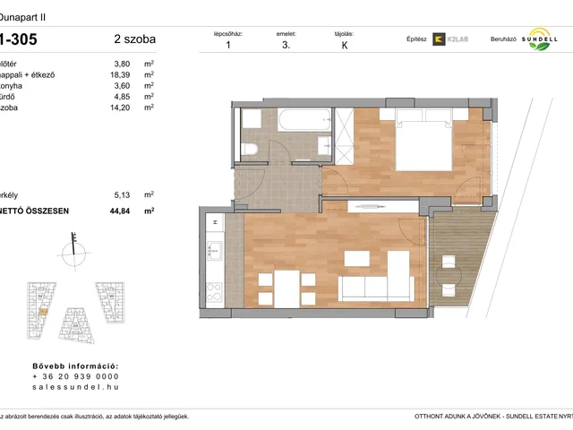 Eladó lakás Budapest XI. kerület 45 nm