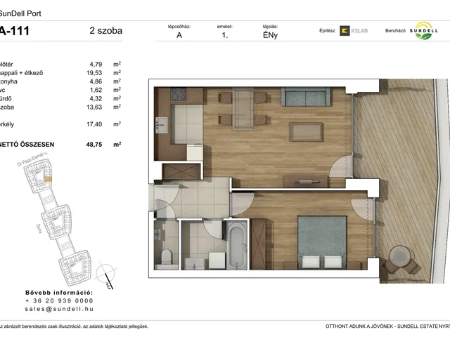 Eladó lakás Budapest XI. kerület 48 nm