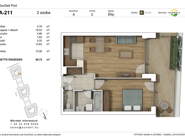 Eladó lakás Budapest XI. kerület 48 nm