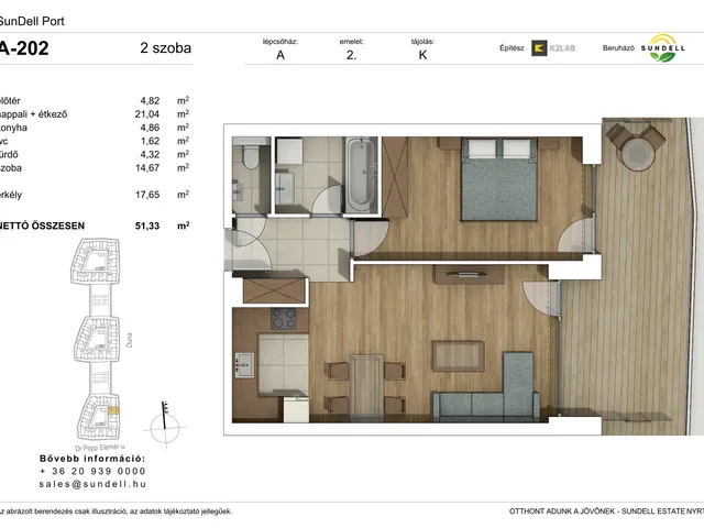 Eladó lakás Budapest XI. kerület 51 nm