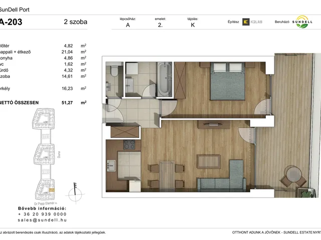 Eladó lakás Budapest XI. kerület 51 nm