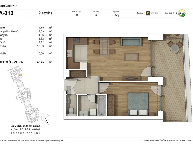Eladó lakás Budapest XI. kerület 48 nm