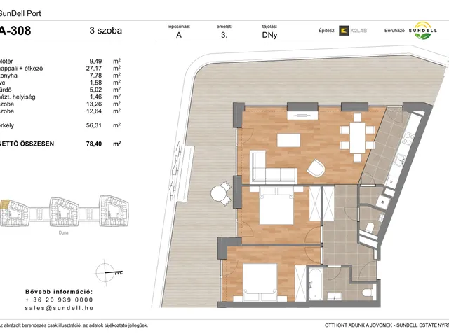 Eladó lakás Budapest XI. kerület 78 nm