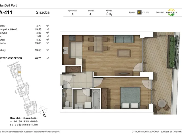 Eladó lakás Budapest XI. kerület 48 nm