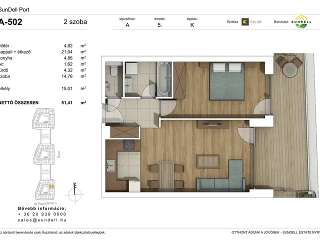 Eladó lakás Budapest XI. kerület 51 nm