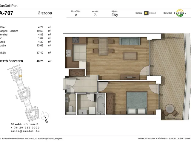 Eladó lakás Budapest XI. kerület 48 nm