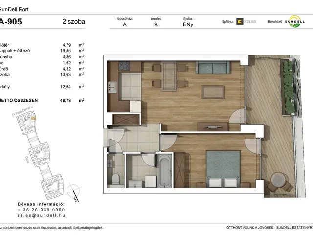 Eladó lakás Budapest XI. kerület 48 nm