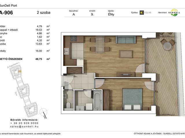 Eladó lakás Budapest XI. kerület 48 nm