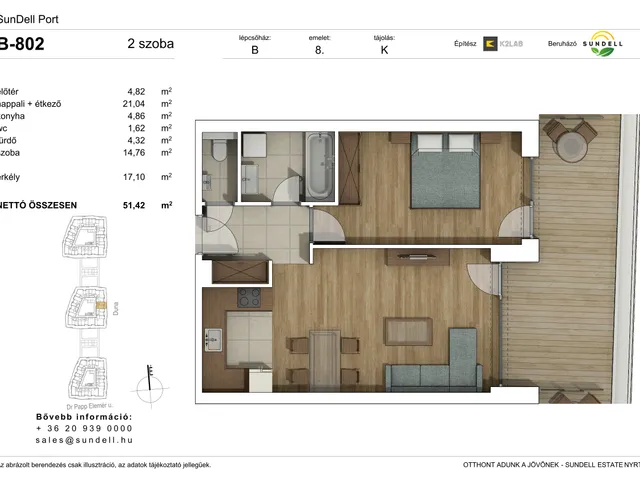 Eladó lakás Budapest XI. kerület 51 nm