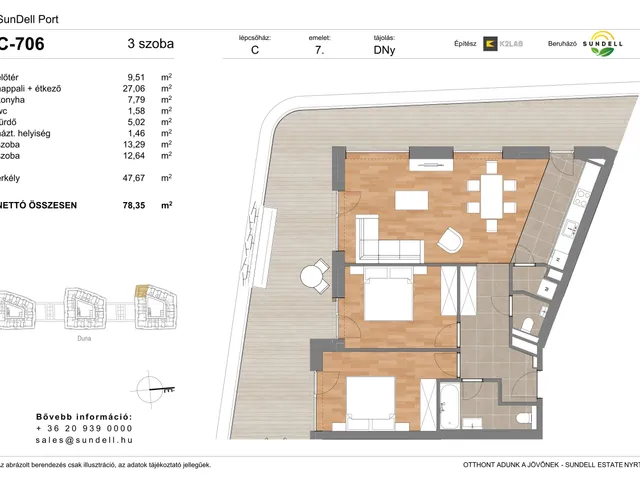 Eladó lakás Budapest XI. kerület 78 nm