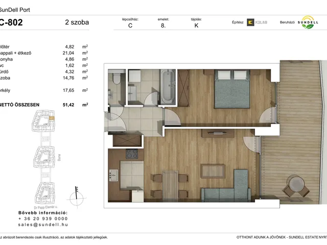 Eladó lakás Budapest XI. kerület 51 nm