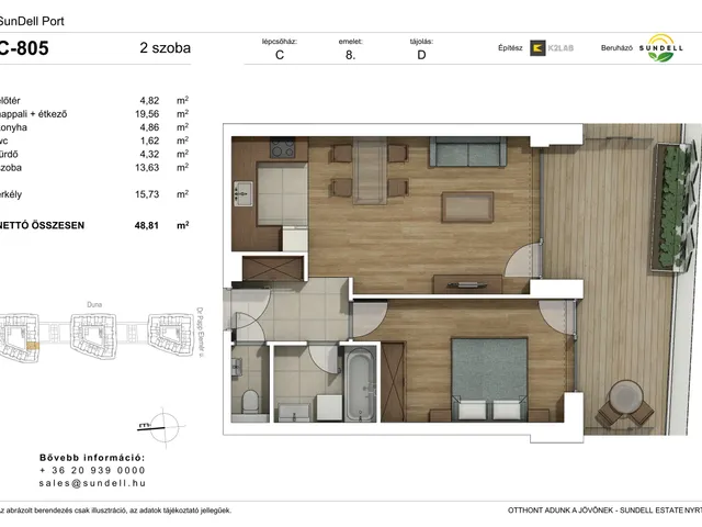 Eladó lakás Budapest XI. kerület 48 nm