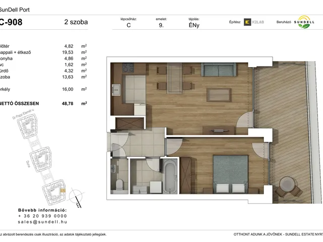 Eladó lakás Budapest XI. kerület 48 nm