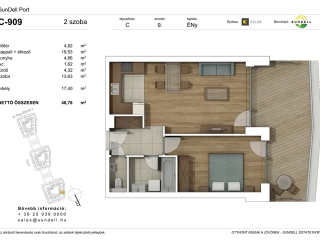 Eladó lakás Budapest XI. kerület 48 nm