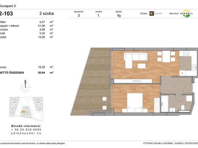 Eladó lakás Budapest XI. kerület 50 nm