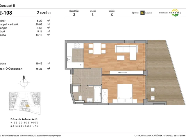Eladó lakás Budapest XI. kerület 48 nm