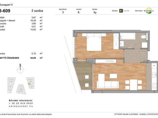 Eladó lakás Budapest XI. kerület 44 nm
