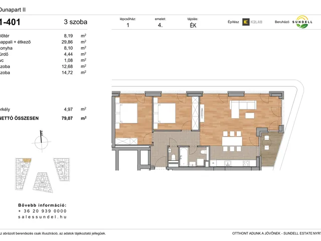 Eladó lakás Budapest XI. kerület 79 nm
