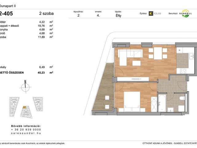 Eladó lakás Budapest XI. kerület 45 nm