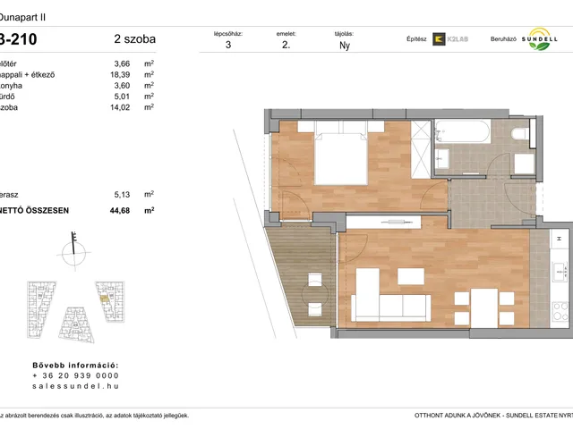 Eladó lakás Budapest XI. kerület 44 nm
