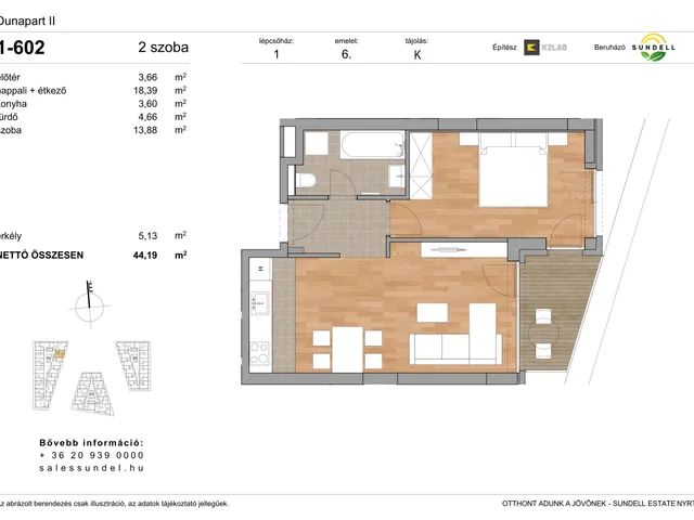 Eladó lakás Budapest XI. kerület 44 nm