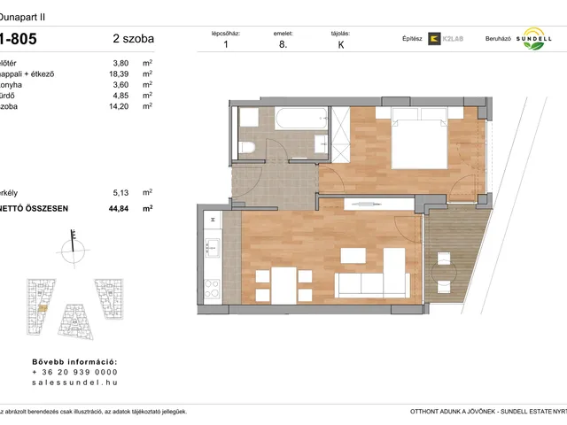 Eladó lakás Budapest XI. kerület 45 nm