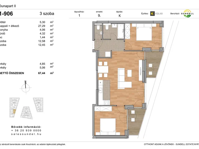 Eladó lakás Budapest XI. kerület 67 nm