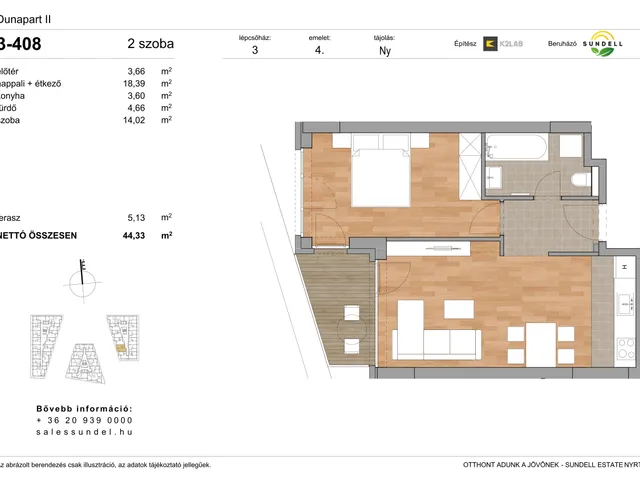 Eladó lakás Budapest XI. kerület 44 nm
