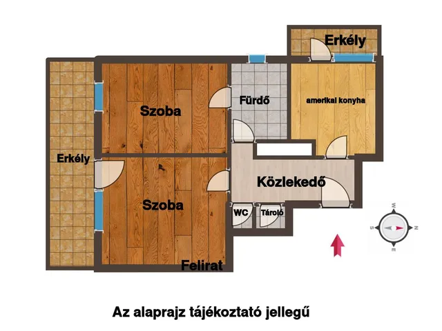 Eladó lakás Balatonfüred 72 nm