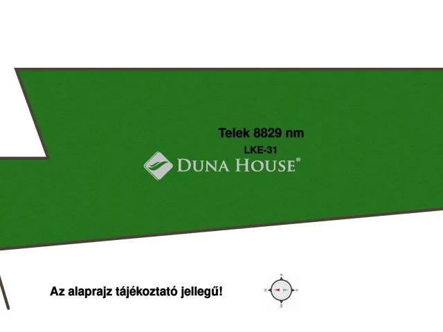 Eladó telek Balatonfüred 8829 nm