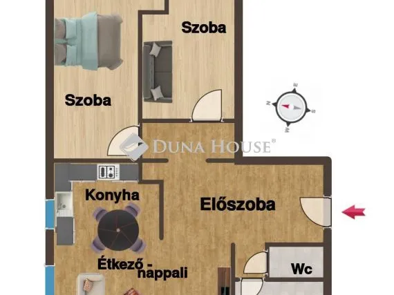 Eladó lakás Veszprém 53 nm