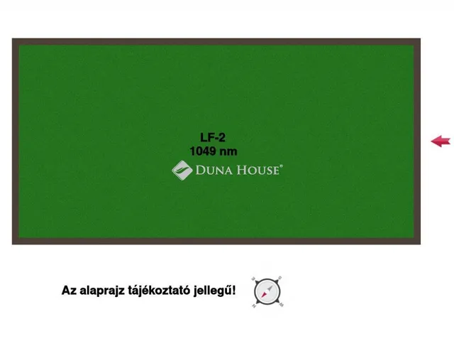 Eladó telek Tótvázsony 1049 nm